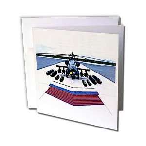  Helicopters   Apache Helicopter   Greeting Cards 12 