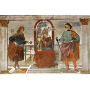  Hand Made Oil Reproduction   Domenico Ghirlandaio   32 x 