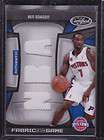 2009 10 Certified Fabric of the Game NBA Die Cuts #111 Ben Gordon 30 