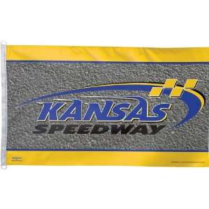  Wincraft Kansas Speedway One Sided 3 x 5 Flag   AOL 