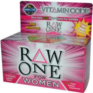  Garden of Life   Raw One For Women, 75 vegan capsules 