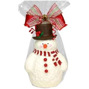 Golda & I Chocolatiers Extra Large Puffy Snowman Dark Hat, 80 Ounce 