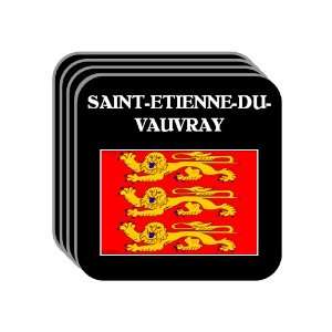   Normandy)   SAINT ETIENNE DU VAUVRAY Set of 4 Mini Mousepad Coasters