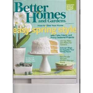  Better Homes and Gardens April 2010 Gayle Goodson Butler Books