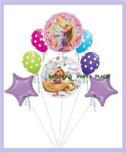 DISNEY RAPUNZEL TANGLED birthday party balloon supplies  
