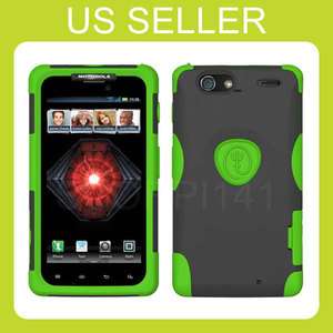   Case w/ Screen Protector f/ Verizon Motorola Droid Razr Maxx Green
