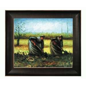 Art Reproduction Oil Painting   Van Gogh Paintings Two Peasant Women 