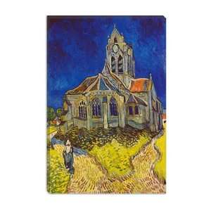 Church At Auvers by Vincent Van Gogh Canvas Painting Reproduction Art 