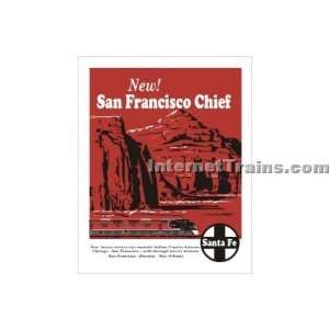   Sign Company Metal Sign   Santa Fe San Francisco Chief Toys & Games