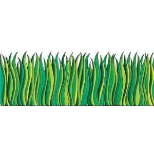  Scholastic TF3302 Tall Green Grass Jumbo Borders Office 