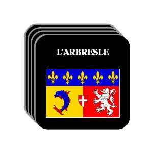  Rhone Alpes   LARBRESLE Set of 4 Mini Mousepad Coasters 