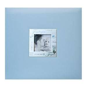  New   Expressions Postbound Album 8X8   Baby   Blue by MBI 