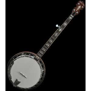   OB 250 5 STRING BANJO w DELUXE ARCHTOP CASE Musical Instruments