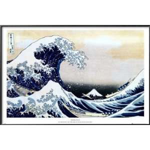  The Great Wave at Kanagawa , c.1829 Lamina Framed Poster 