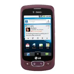   Android Phone, Burgundy (T Mobile) Cell Phones & Accessories