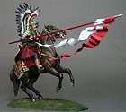 Napoleonic Miniatures 15mm Lot Of 8 Polish Winged Hussars with Horses