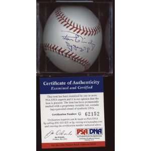  Autographed Ron Guidry Ball   Cy Young 78 Single PSA DNA 