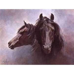  Fred Stone   The Black Stallion Signed Canvas Open Edition 