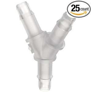 Value Plastics Y420 6 Y Tube Fitting with 400 Series Barbs, 3/32 (2.4 