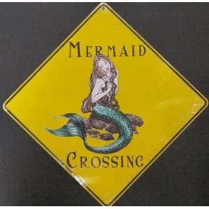  Mermaid    Full Color 16 Aluminum Crossing Street Sign 
