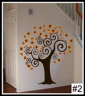 Wall Decal TREE Deco Art Sticker Mural AMAZING COLORS  