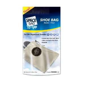 Space Bag To Go, TR 3002, Travel Single Shoe Bag, each, Tan, 12.25 X 