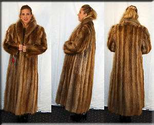 New Beaver Fur Coat   Size Large 10 12   Efurs4less  