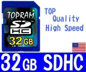 TOPRAM 32GB SD SDHC Class 6 PANASONIC VDR D310 HDC SD1  