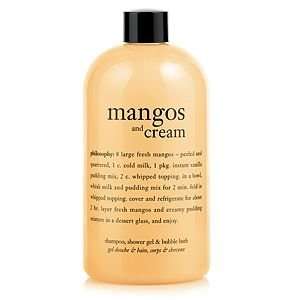   of flowers shampoo, shower gel & bubble bath, mangos and cream, 16 oz