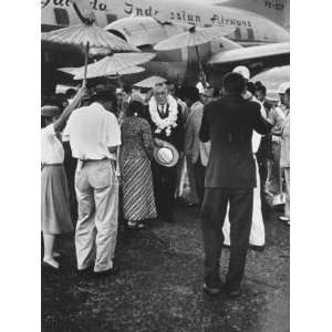  Japanese Minister of State Tatsunosuke Takasaki Arriving 