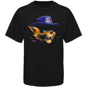   Arizona Wildcats Blackout T Shirt   Black (Small)