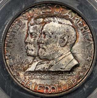 1937 Antietam Silver Commemorative Half Dollar, PCGS MS 67 CAC Rainbow 
