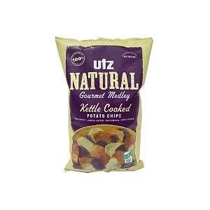 Utz Natural Kettle Cooked Potatos Chips, Gourmet Medley, 16 oz (Pack 
