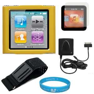 iPod Nano Touch 6th Generation + Clear Screen Protector for iPod Nano 