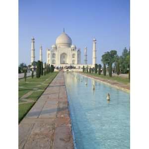 The Taj Mahal, Unesco World Heritage Site, Agra, Uttar Pradesh State 
