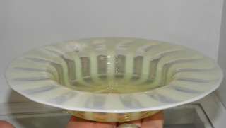 Antique American Pastel Opalescent Glass Bowl NR  