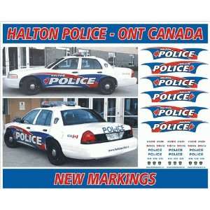  BILL BOZO HALTON ONTARIO, CANADA POLICE DECALS (NEW 