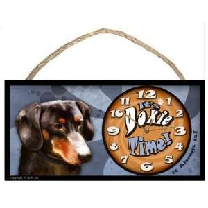 Dachshund Its Doxie Time (it always is) Dog Clock New 