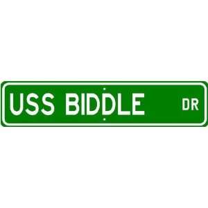 USS BIDDLE CG 34 Street Sign   Navy Ship Gift Sailor