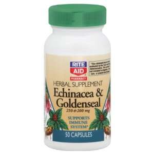  Rite Aid Echinacea & Goldenseal, 50 ea Health & Personal 