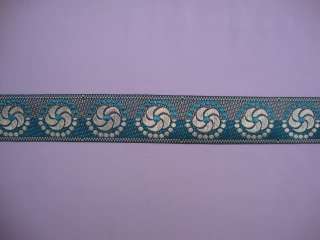 1Yd Jacquard Fabric 2 Wide Trim Ribbon 224 16  