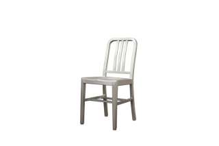 MODERN ALUMINUM NAVY CAFE CHAIRS EMECO REPRO INSIDE/OUTSIDE 