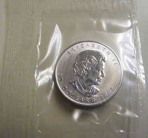 2007 Canadian Maple Leaf Palladium Bullion Coin   Only 15,000 minted 