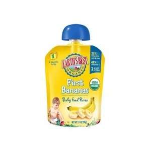 Earths Best First Bananas Puree (2x6x3.1Oz)  Grocery 