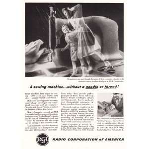  Print Ad 1947 RCA Sewing Machine RCA Books