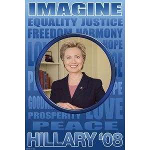    Vintage Art Hillary Clinton For President   22413 4