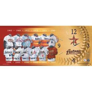  Houston Astros Evolution Clock