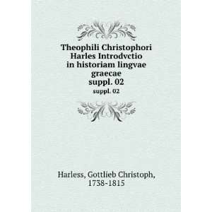   graecae. suppl. 02 Gottlieb Christoph, 1738 1815 Harless Books