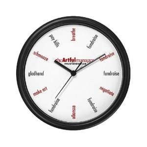  Artful Manager Manager Wall Clock by  Everything 