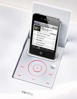 built in ipod dock with backlit touch sensitive touchlight controls